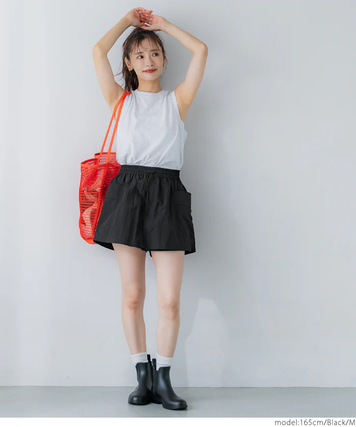 ワッシャーナイロンキュロット レディース メール便可 - Image 3