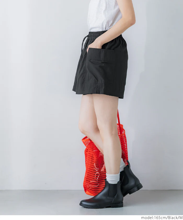 ワッシャーナイロンキュロット レディース メール便可 - Image 4