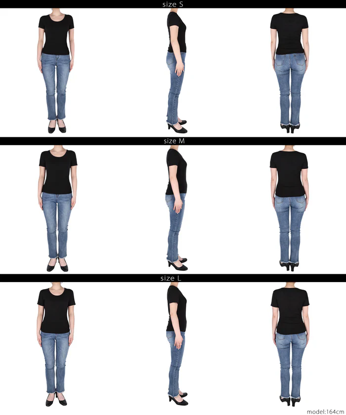 とろみリブUネックTシャツ レディース メール便可 - Image 19