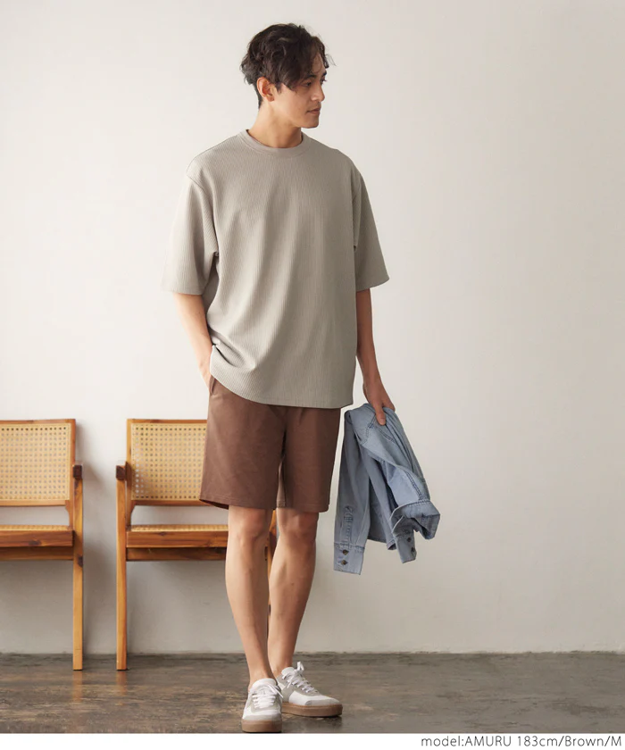 ハーフパンツ メンズ 裏毛 ポケット ショーツ ショートパンツ ウエストゴム 短パン 半ズボン カジュアル メール便不可 24ss coca コカ - Image 10