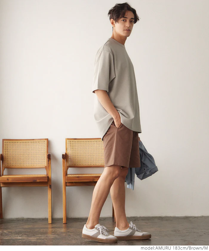 ハーフパンツ メンズ 裏毛 ポケット ショーツ ショートパンツ ウエストゴム 短パン 半ズボン カジュアル メール便不可 24ss coca コカ - Image 11