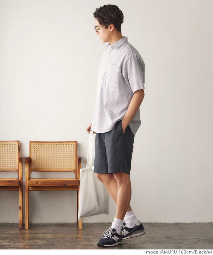 ハーフパンツ メンズ 裏毛 ポケット ショーツ ショートパンツ ウエストゴム 短パン 半ズボン カジュアル メール便不可 24ss coca コカ - Image 17