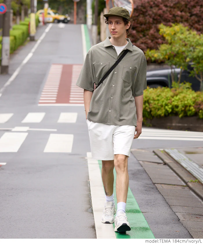 ハーフパンツ メンズ 裏毛 ポケット ショーツ ショートパンツ ウエストゴム 短パン 半ズボン カジュアル メール便不可 24ss coca コカ - Image 5