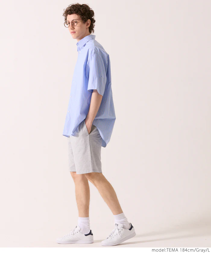ハーフパンツ メンズ 裏毛 ポケット ショーツ ショートパンツ ウエストゴム 短パン 半ズボン カジュアル メール便不可 24ss coca コカ - Image 8