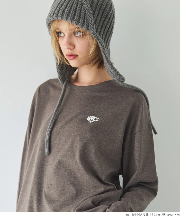セール ★1490円→550円 ポイントフィッシュロングTシャツ メンズ レディース メール便不可 - Image 8