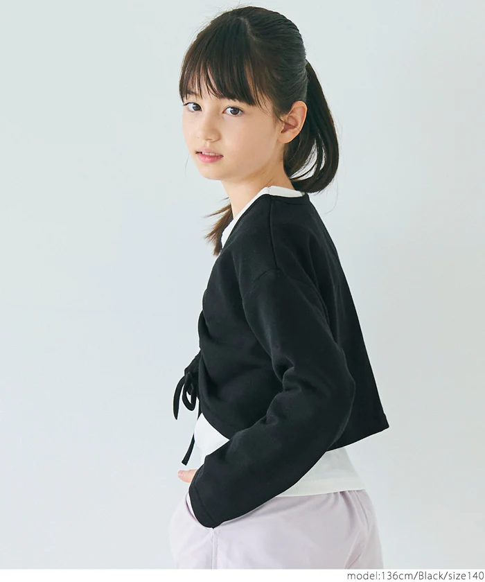 セール★1690円→550円 シャーリング短丈スウェットタンクトップ2枚セット キッズ メール便不可 - Image 3
