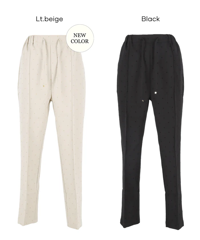 フロッキーテーパードパンツ レディース メール便不可 - Image 15