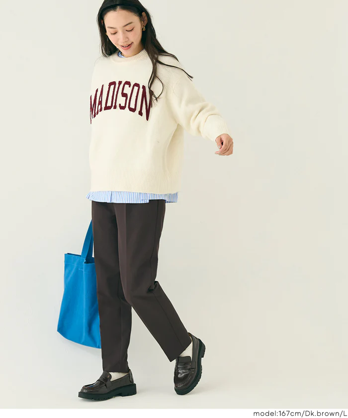 裏起毛テーパードパンツ レディース メール便不可 - Image 11