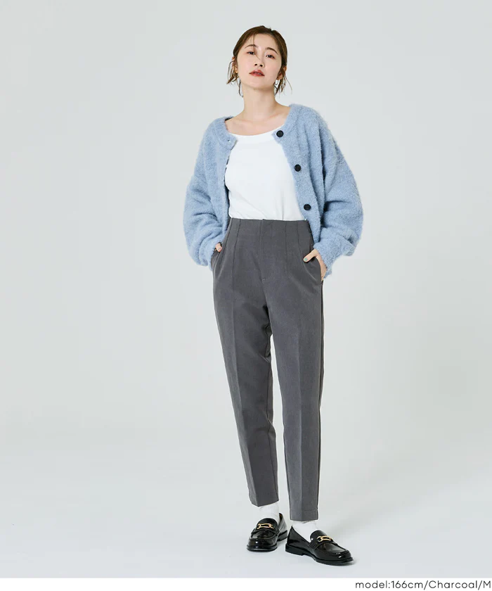 裏起毛テーパードパンツ レディース メール便不可 - Image 16