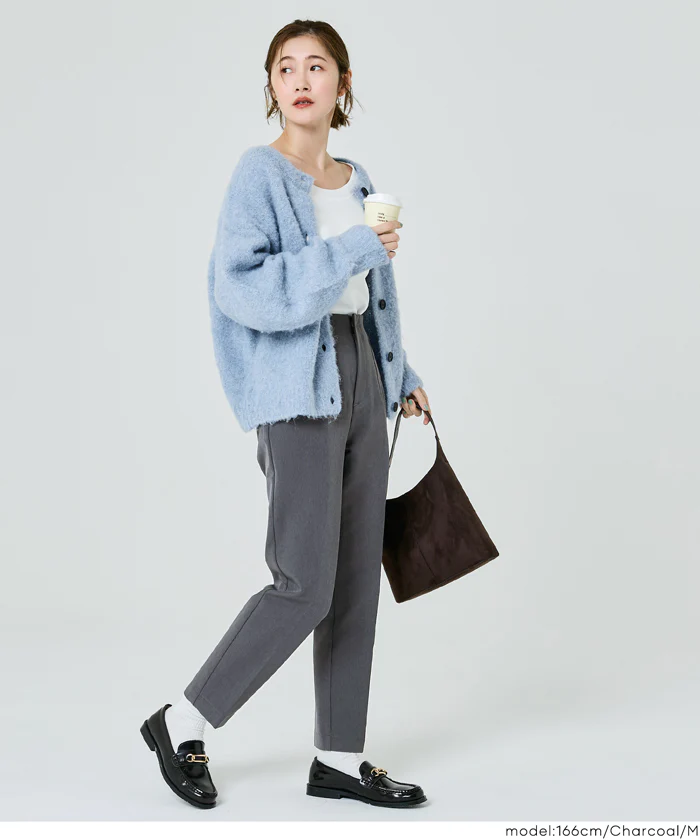 裏起毛テーパードパンツ レディース メール便不可 - Image 17