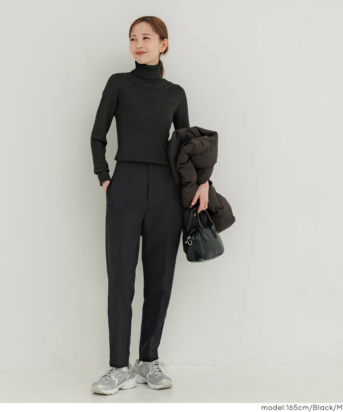裏起毛テーパードパンツ レディース メール便不可 - Image 7