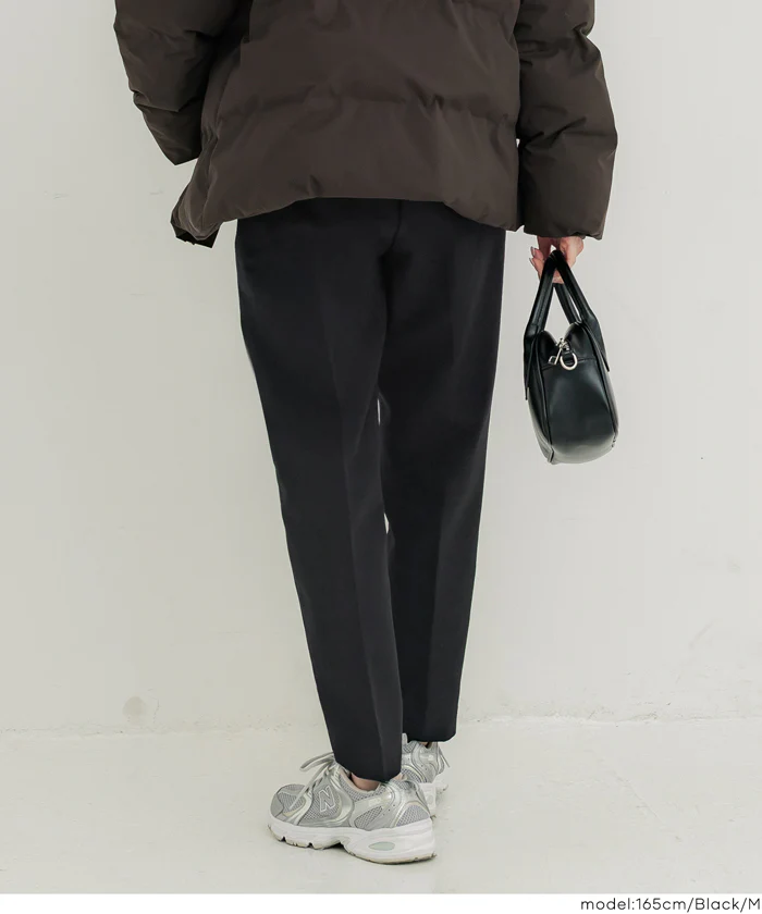 裏起毛テーパードパンツ レディース メール便不可 - Image 8