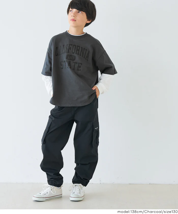 長袖レイヤードTシャツ キッズ メール便不可 - Image 5