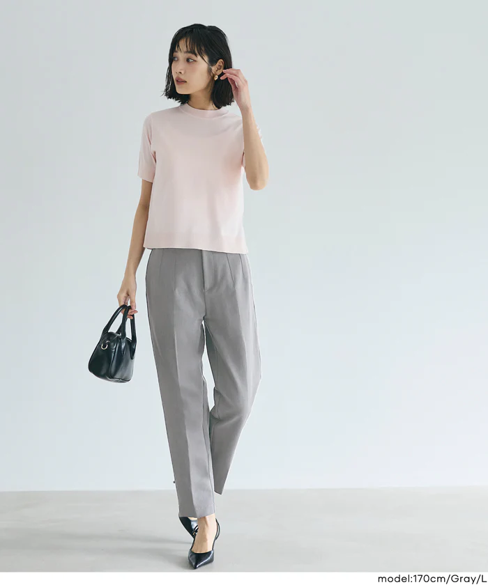3Dストレッチハイウエストパンツ レディース メール便不可 - Image 15