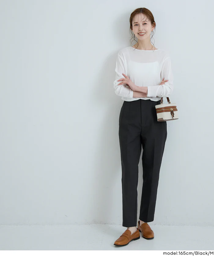 3Dストレッチハイウエストパンツ レディース メール便不可 - Image 18