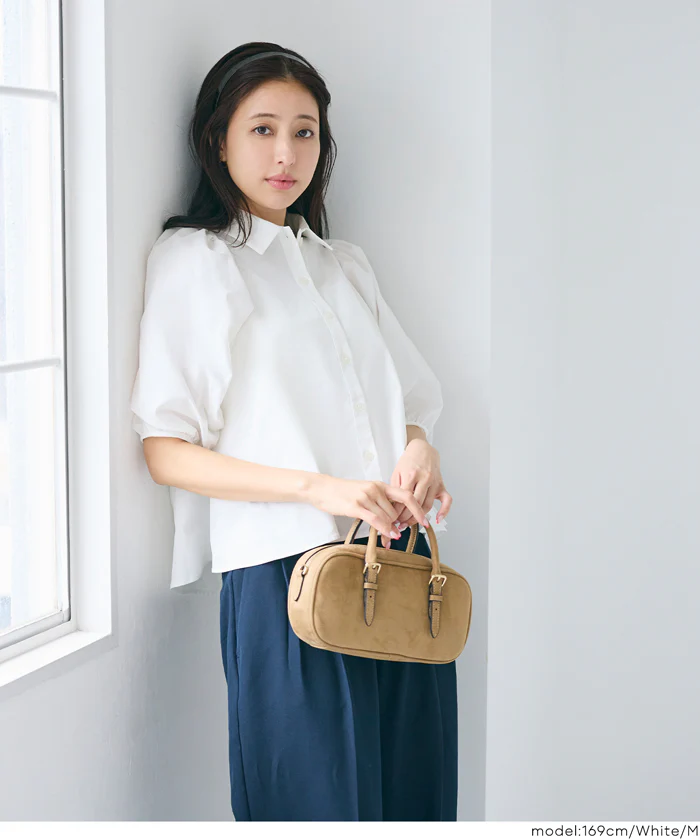 パフスリーブフレアシャツ レディース メール便不可 - Image 6