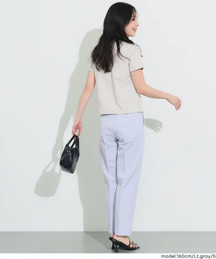EAZYTEXクルーネックTシャツ レディース メール便不可 - Image 10