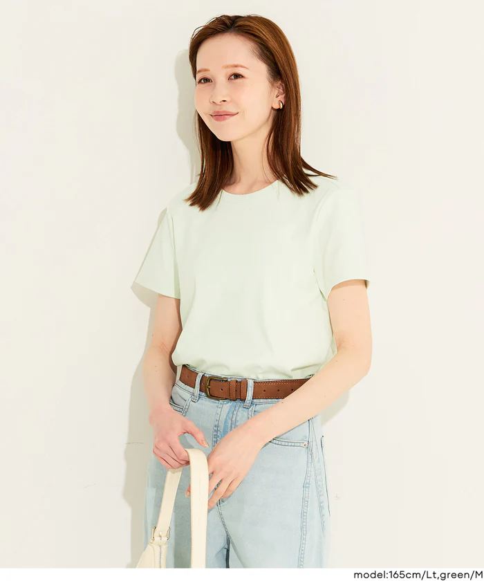 EAZYTEXクルーネックTシャツ レディース メール便不可 - Image 14