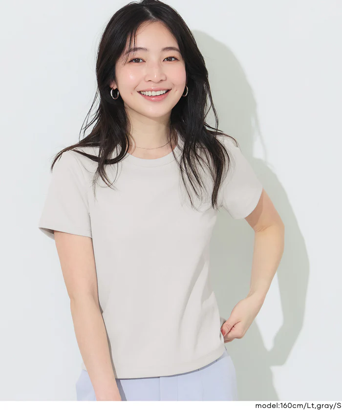 EAZYTEXクルーネックTシャツ レディース メール便不可 - Image 7