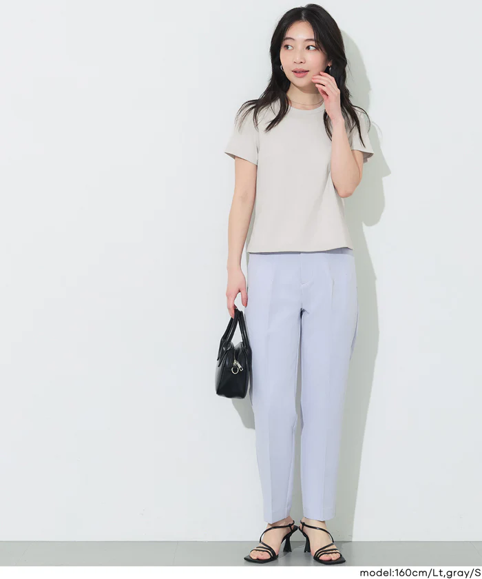 EAZYTEXクルーネックTシャツ レディース メール便不可 - Image 8
