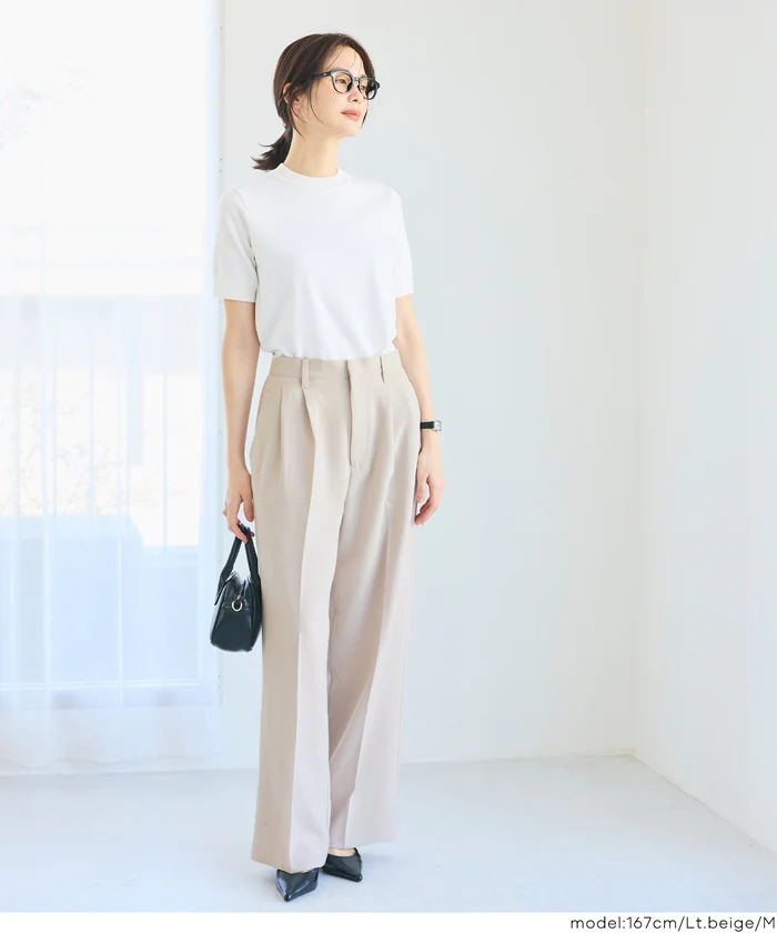 ダブルクロスワイドパンツ レディース メール便不可 - Image 10