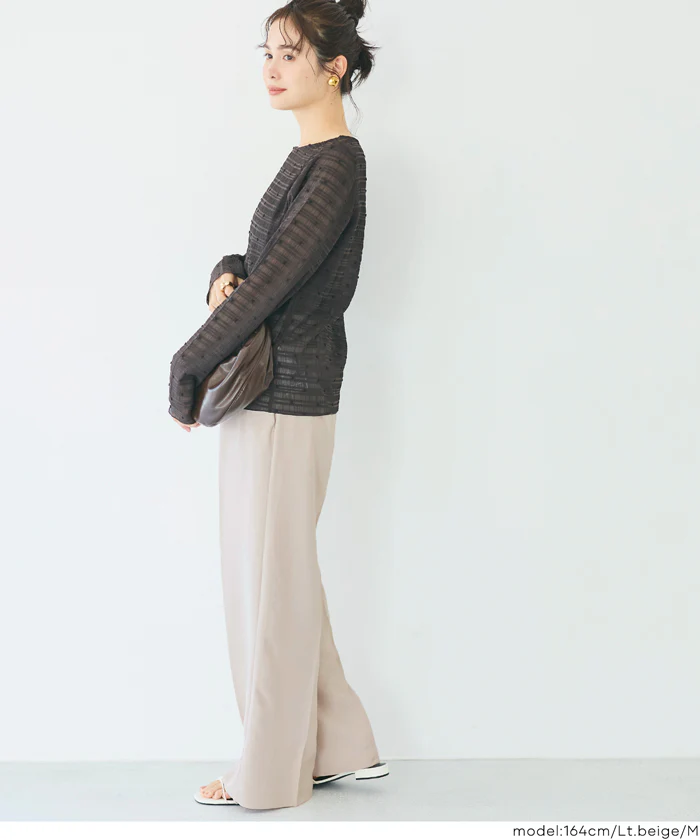 ダブルクロスワイドパンツ レディース メール便不可 - Image 15