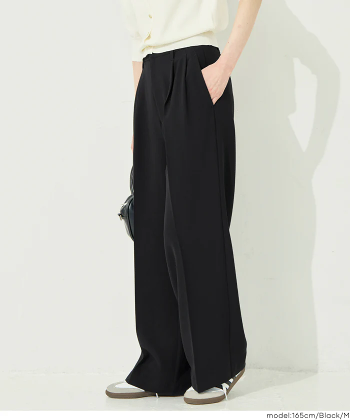 ダブルクロスワイドパンツ レディース メール便不可 - Image 9