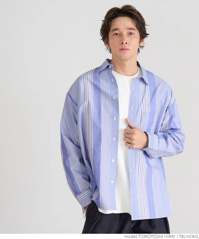 セール★2490円→990円 コットンオックスリラックスシャツ メンズ メール便不可 - Image 6