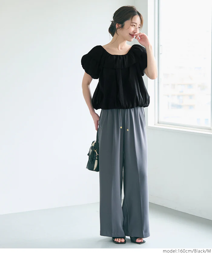 WEB限定セール ★2490円→550円シアーブラウス レディース メール便不可 - Image 3