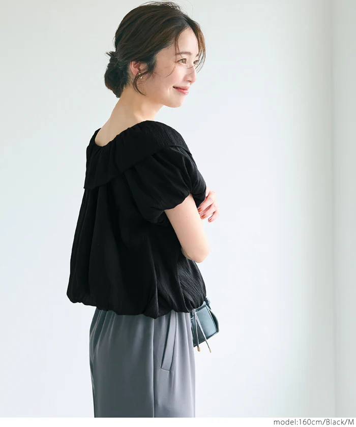 WEB限定セール ★2490円→550円シアーブラウス レディース メール便不可 - Image 4