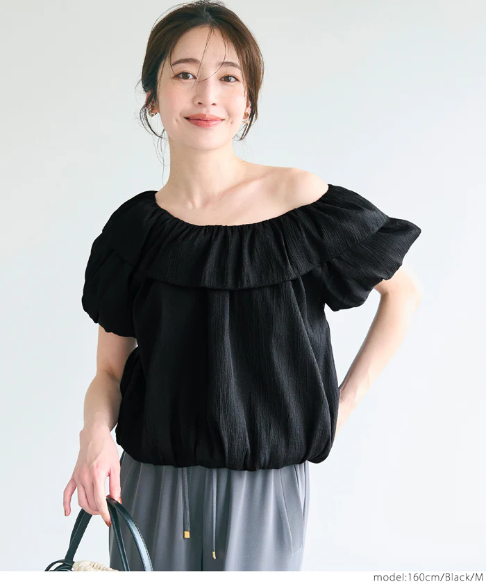 WEB限定セール ★2490円→550円シアーブラウス レディース メール便不可 - Image 6