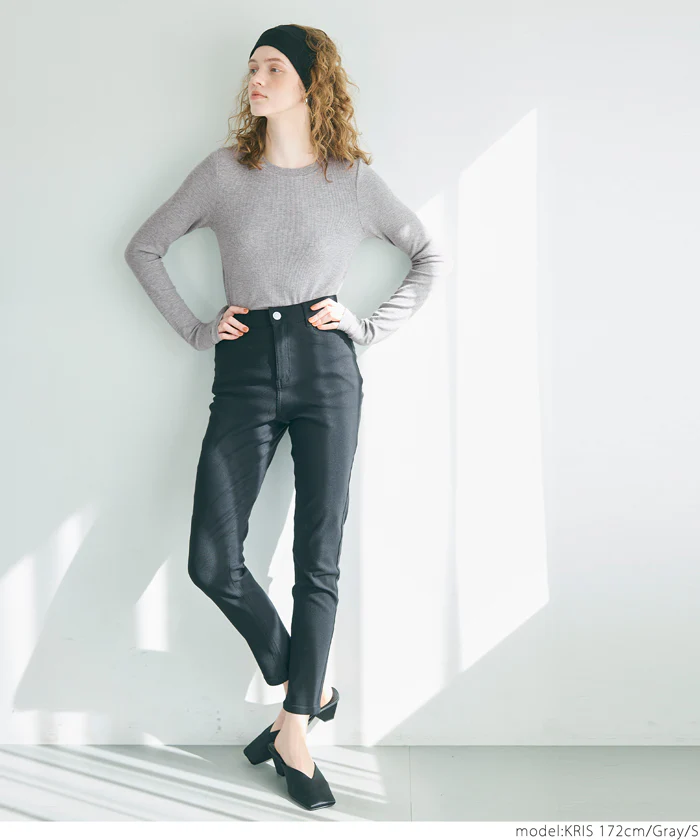 セール★1690円→990円 リブクルーネック レディース メール便可 coca コカ - Image 13