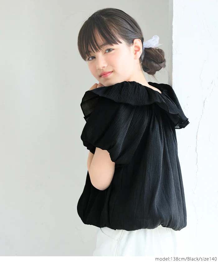 セール★1690円→1490円 親子お揃いシアーブラウス キッズ メール便不可 - Image 6