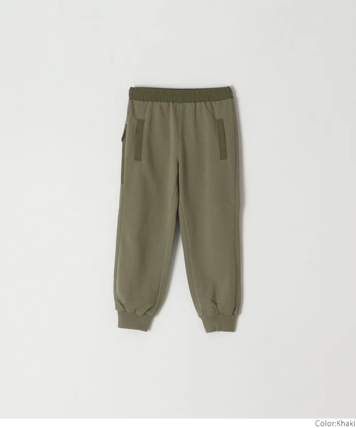 セール★1690円→550円 異素材コンビ裏毛ジョガーパンツ キッズ メール便不可 - Image 14