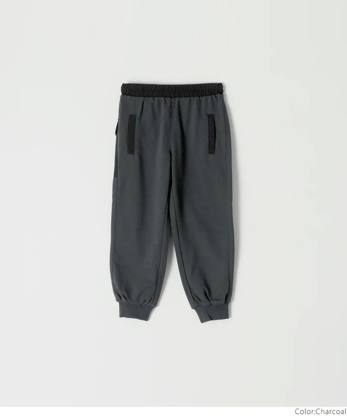 セール★1690円→550円 異素材コンビ裏毛ジョガーパンツ キッズ メール便不可 - Image 15