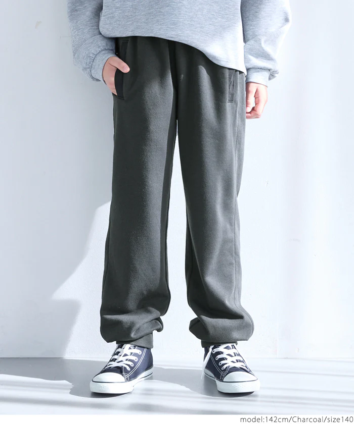 セール★1690円→550円 異素材コンビ裏毛ジョガーパンツ キッズ メール便不可 - Image 7