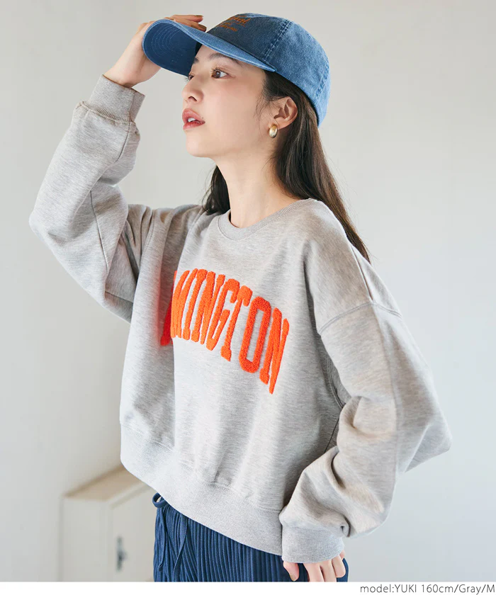 WEB限定セール ★2490円→990円ヘビーウェイト刺繍スウェットトップス レディース メール便不可 - Image 13
