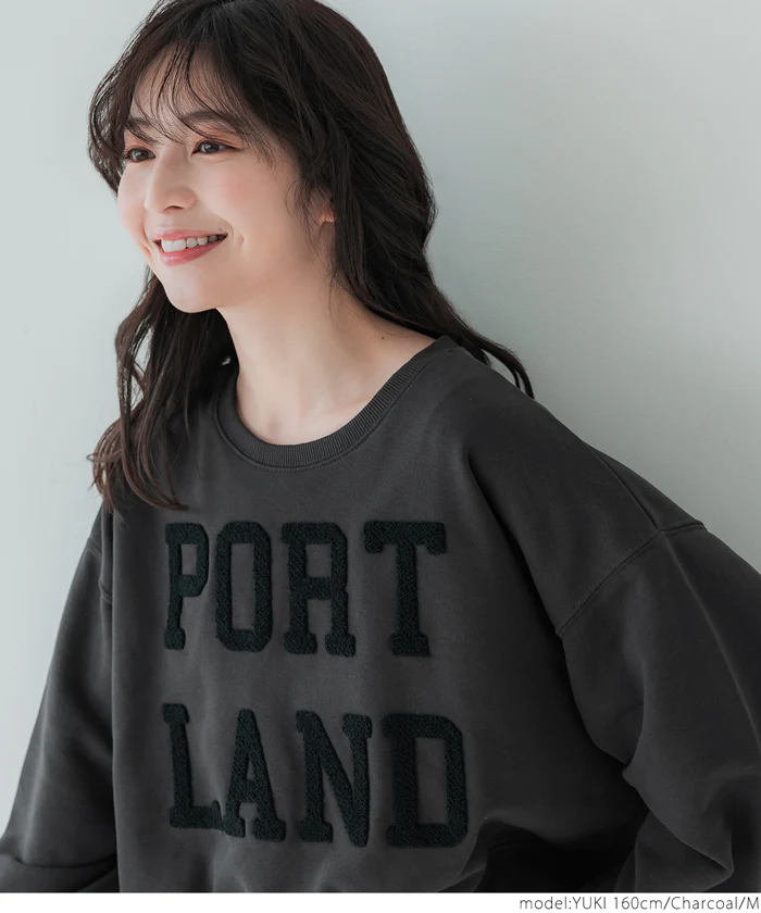 WEB限定セール ★2490円→990円ヘビーウェイト刺繍スウェットトップス レディース メール便不可 - Image 20