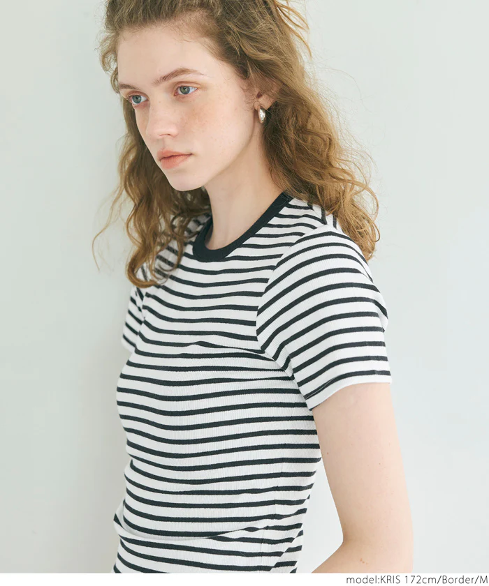 細リブクルーネックTシャツ レディース メール便可 coca コカ - Image 18