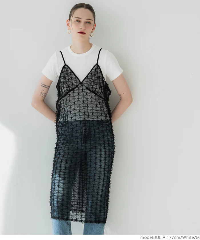 細リブクルーネックTシャツ レディース メール便可 coca コカ - Image 5