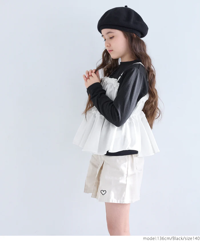 セール★2290円→550円ビスチェ＆リボンTシャツ 2点セット キッズ メール便不可 - Image 3