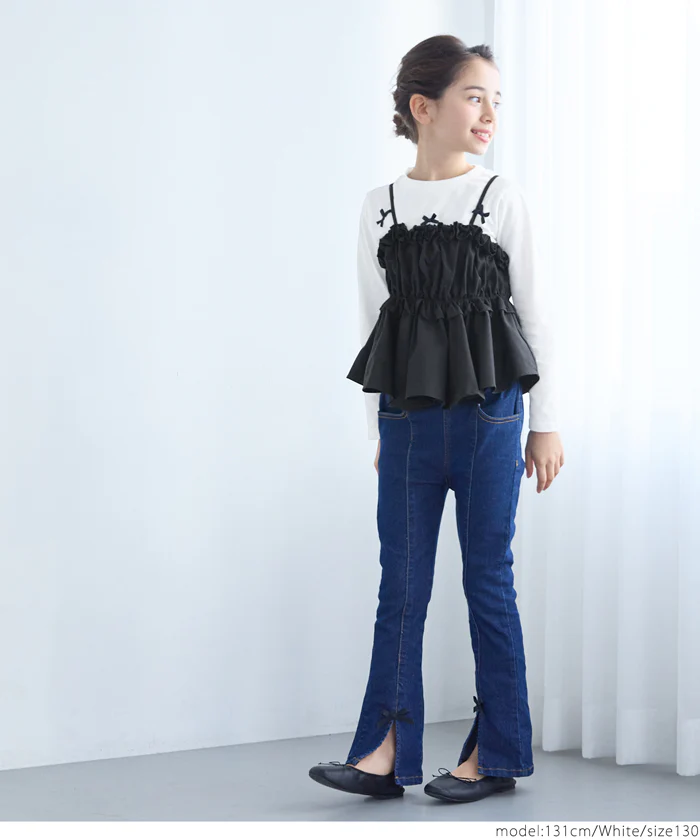セール★2290円→550円ビスチェ＆リボンTシャツ 2点セット キッズ メール便不可 - Image 8