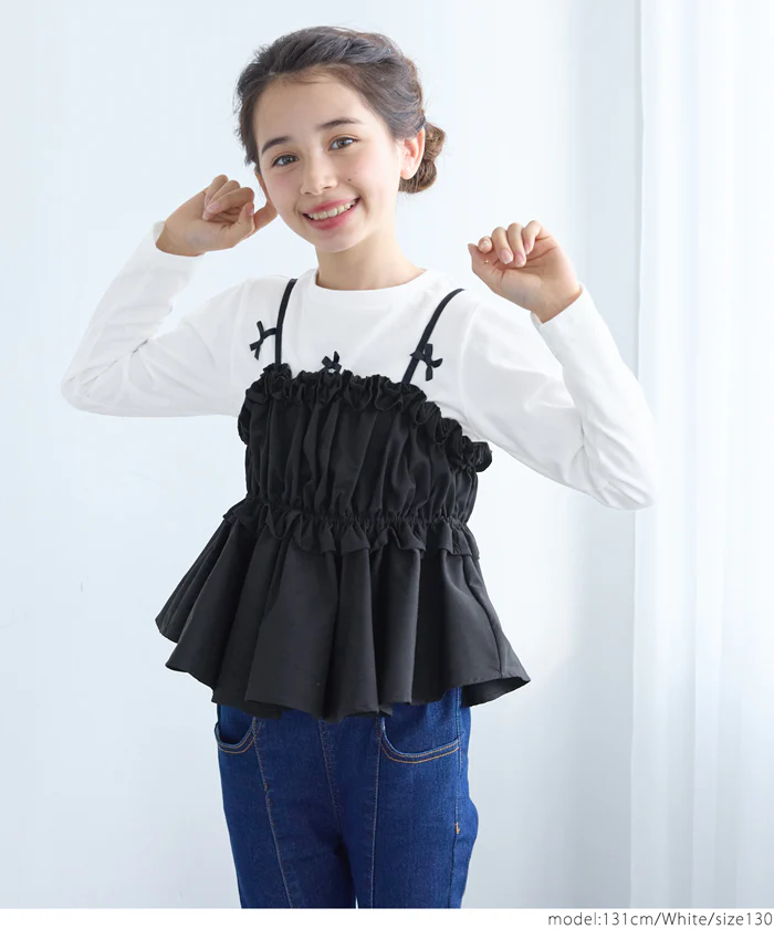 セール★2290円→550円ビスチェ＆リボンTシャツ 2点セット キッズ メール便不可 - Image 9