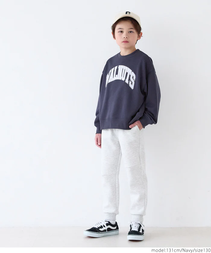 セール★1690円→550円 親子お揃い裏毛刺繍オーバーサイズスウェットトップス キッズ メール便不可 - Image 6