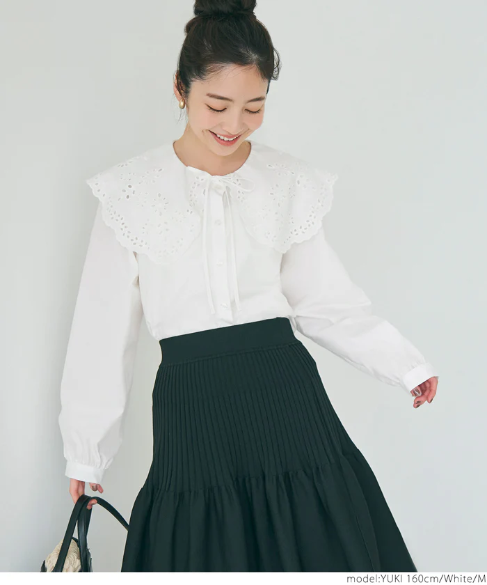 セール★2690円→990円 セールビッグカラーブラウス レディース メール便不可 - Image 6