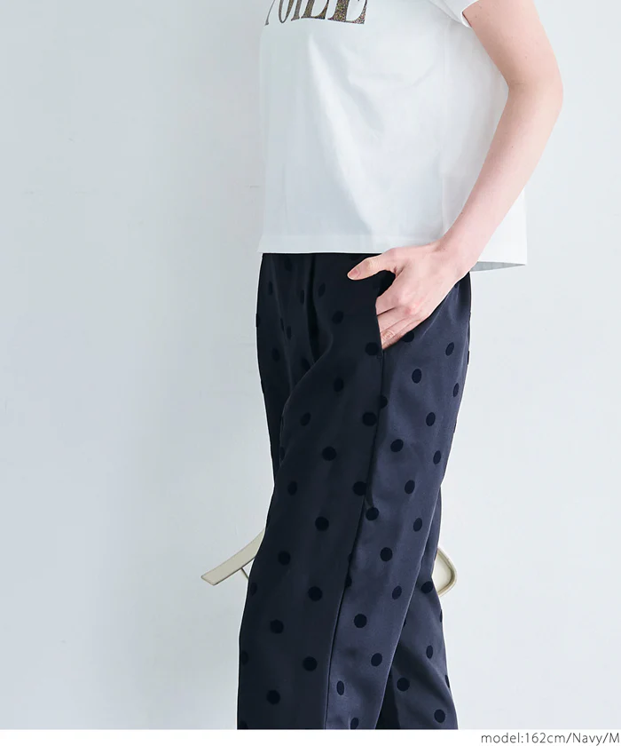 WEB限定セール ★2490円→890円ドット柄フロッキーパンツ レディース メール便不可 - Image 9