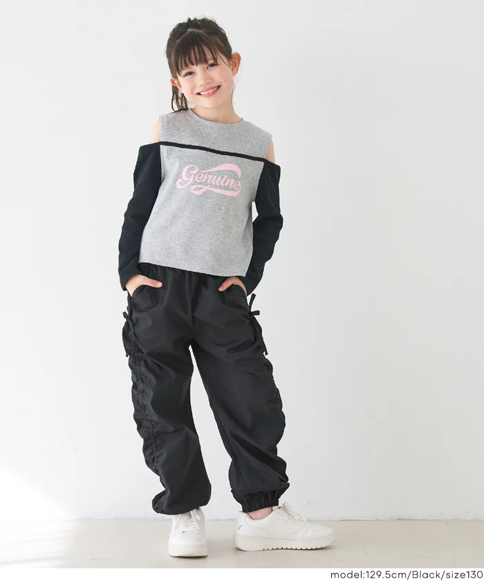 サイドドロストリボンパンツ キッズ メール便不可 - Image 5