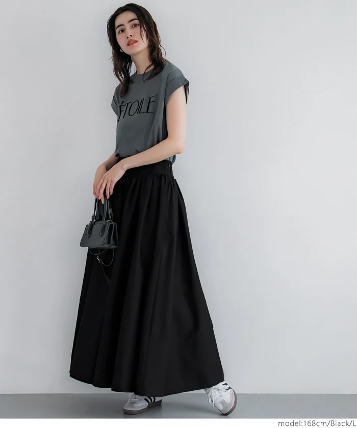WEB限定セール ★3490円→550円ハイウエストフレアスカート レディース メール便不可 - Image 9
