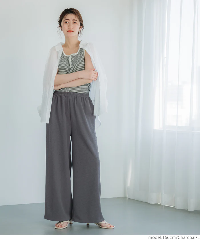 セール★2490円→550円 EAZY TEX ジェリースウェットワイドパンツ レディース メール便不可 - Image 12