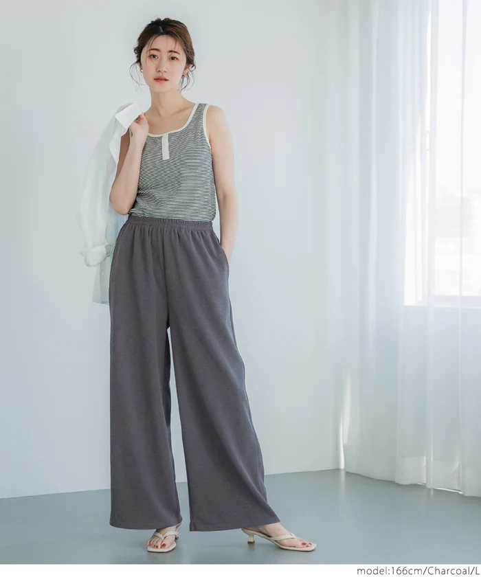 セール★2490円→550円 EAZY TEX ジェリースウェットワイドパンツ レディース メール便不可 - Image 9